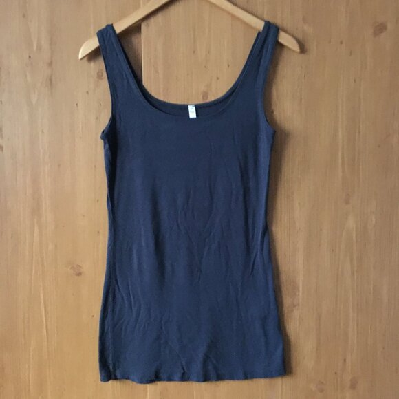Gilmour Vancouver Soft Navy Blue Bamboo Rayon Tank Top - Picture 2 of 15